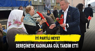 İYİ Partili Heyet Dereçine'de