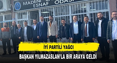 İYİ Partili Yağcı Başkan Yılmazaslan'la Bir Araya Geldi