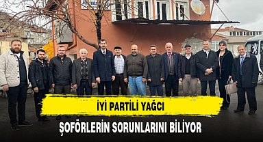 İYİ Partili Yağcı Şoförlerin Sorunlarını Biliyor