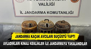 Jandarma Kaçak Avcıları Suçüstü Yaptı