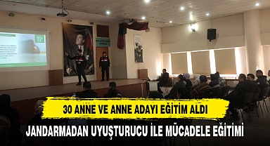 JANDARMADAN UYUŞTURUCU İLE MÜCADELE EĞİTİMİ