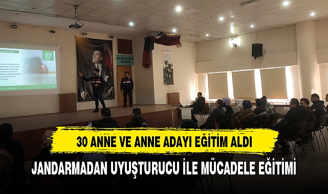 JANDARMADAN UYUŞTURUCU İLE MÜCADELE EĞİTİMİ