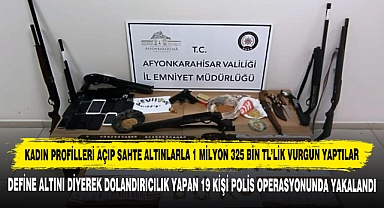 Kadın Profilleri Açıp Sahte Altınlarla 1 Milyon 325 Bin TL’lik Vurgun Yaptılar