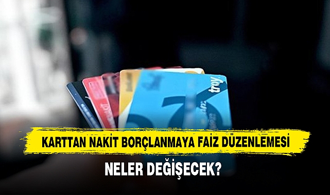 Karttan Nakit Borçlanmaya Faiz Düzenlemesi