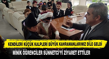 Kendileri Küçük Kalpleri Büyük Kahramanlarımız Dile Geldi
