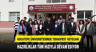 KOCATEPE ÜNİVERSİTESİNDE TEKNOFEST 2024 HAZIRLIKLARI TÜM HIZIYLA DEVAM EDİYOR