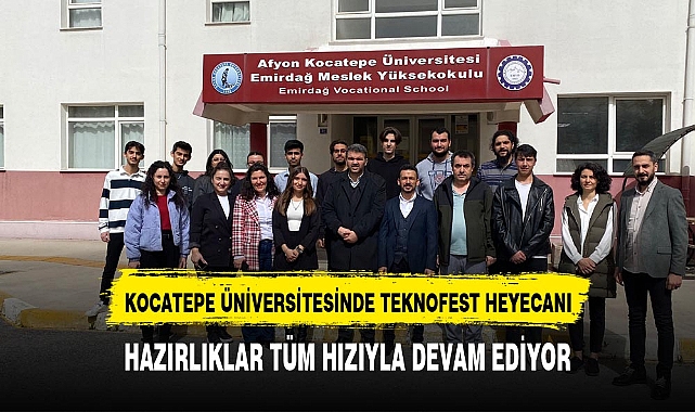 KOCATEPE ÜNİVERSİTESİNDE  TEKNOFEST 2024 HAZIRLIKLARI TÜM HIZIYLA DEVAM EDİYOR