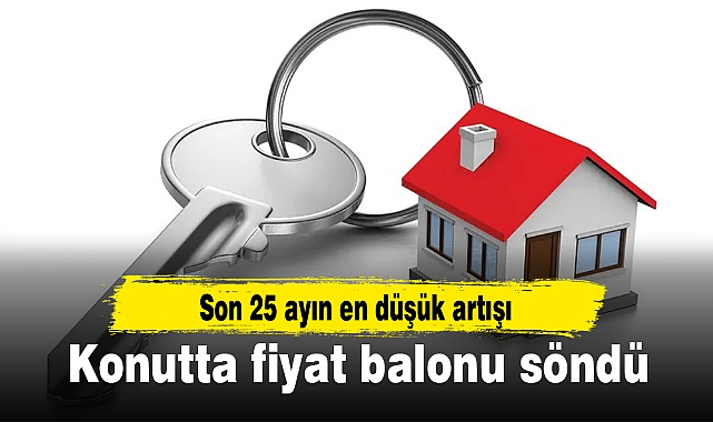 Konutta fiyat balonu söndü