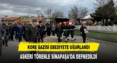 Kore Gazisi resmi törenle ebediyete uğurlandı