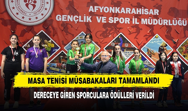 Masa Tenisi Müsabakaları Tamamlandı