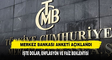 Merkez Bankası Anketi Açıklandı