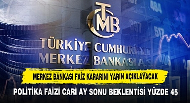 Merkez Bankası Faiz Kararını Yarın Açıklayacak