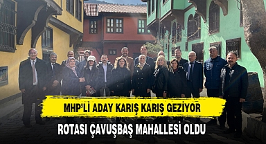 MHP'li Aday Afyon'u Karış Karış Geziyor