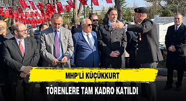 MHP'li Küçükkurt Törenlere Tam Kadro Katıldı
