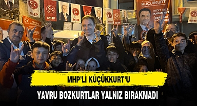 MHP'li Küçükurt'u Yavru Bozkurtlar Yalnız Bırakmadı