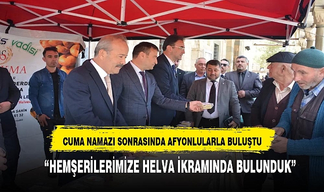 MHP TEŞKİLATI İMARET CAMİSİNDE HELVA İKRAMINDA BULUNDU
