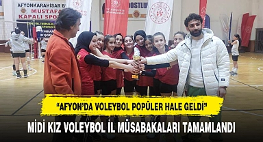 MİDİ KIZ VOLEYBOL İL MÜSABAKALARI TAMAMLANDI