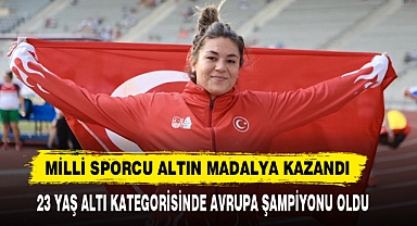 Milli Sporcu Altın Madalya Kazandı