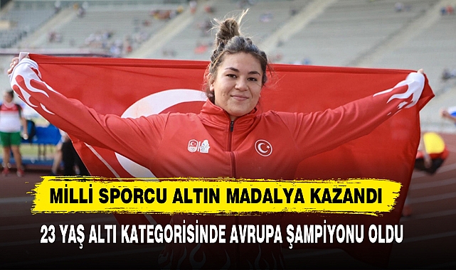 Milli Sporcu Altın Madalya Kazandı
