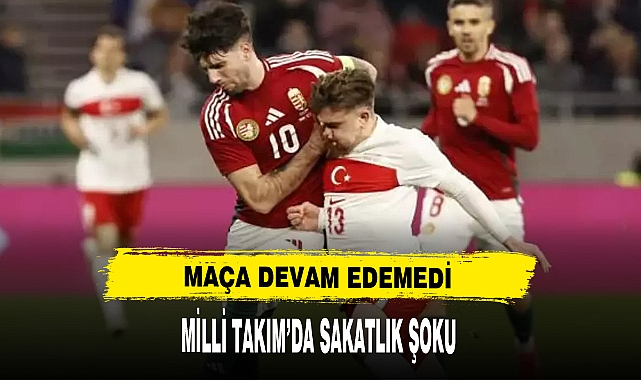Milli Takım'da sakatlık şoku! Maça devam edemedi