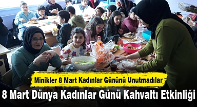 Minikler 8 Mart Kadınlar Gününü Unutmadılar