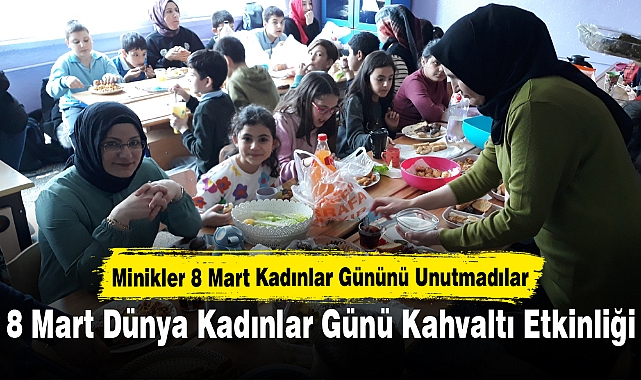 Minikler 8 Mart Kadınlar Gününü Unutmadılar