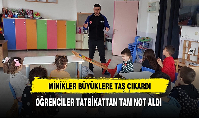 Minikler Büyüklere Taş Çıkardı