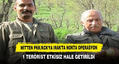 MİT'ten PKK/KCK'ya Irak'ta Nokta Operasyon