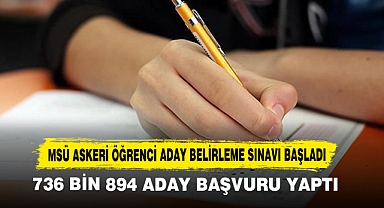 Msü Askeri Öğrenci Aday Belirleme Sınavı Başladı