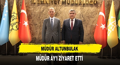 Müdür Ay'ın Misafiri AFAD Müdürü Oldu