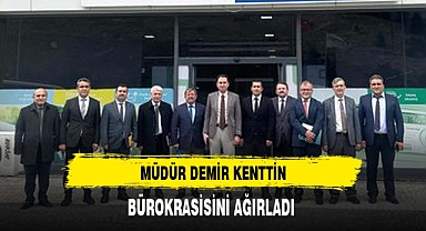 Müdür Demir Kenttin Bürokrasisini Ağırladı