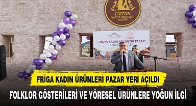 Müdür Sünnetçi Frigya Kadın Ürünleri Pazar Yeri Tanıtım Günleri Programına Katıldı