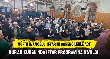 Müftü İmamoğlu, İftarını Öğrencilerle Açtı