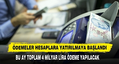 Ödemeler Hesaplara Yatırılmaya Başlandı!