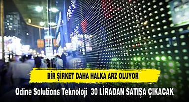 Odine Solutions Teknoloji halka arz oluyor