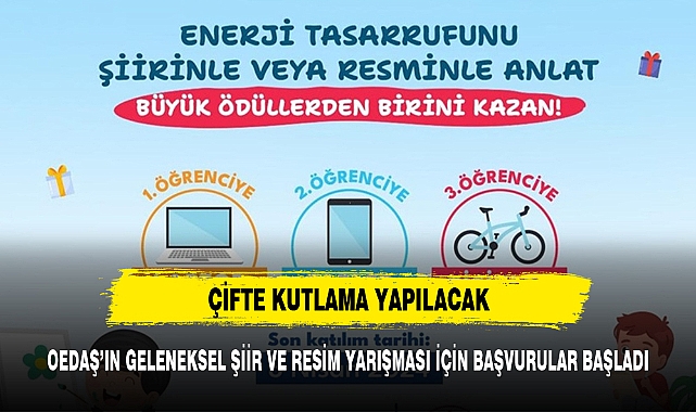 OEDAŞ'IN GELENEKSEL ŞİİR VE RESİM YARIŞMASI İÇİN BAŞVURULAR BAŞLADI