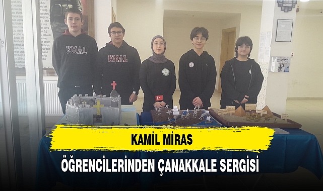 Öğrencilerden Duygulandıran Çanakkale Sergisi
