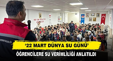 Öğrencilere Su Verimliliği Anlatıldı