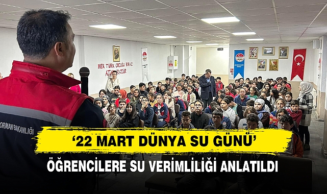 Öğrencilere Su Verimliliği Anlatıldı