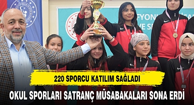 OKUL SPORLARI SATRANÇ MÜSABAKALARI SONA ERDİ