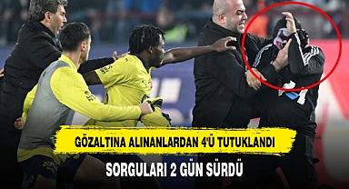 Olaylı maçta sahaya giren maskeli taraftardan şaka gibi savunma