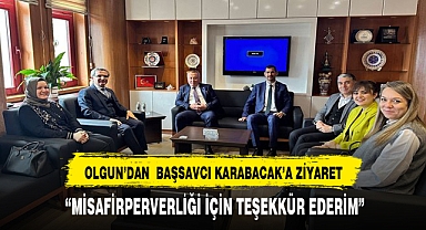 OLGUN’DAN BAŞSAVCI KARABACAK’A ZİYARET