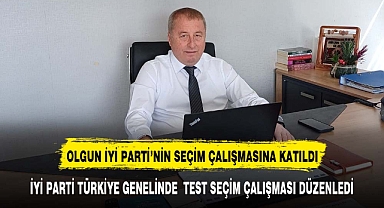 OLGUN İYİ PARTİ'NİN SEÇİM SİSTEMİNİ TEST ETTİ
