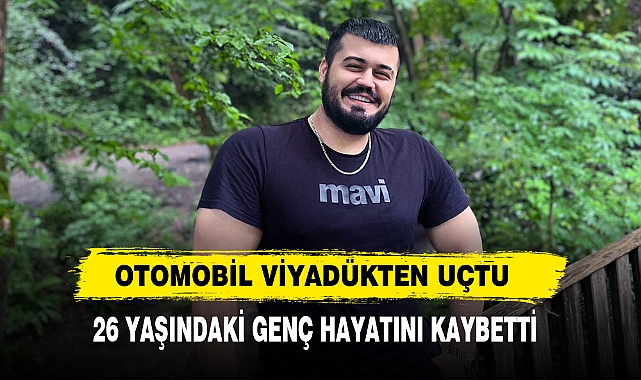 Otomobil Viyadükten Uçtu