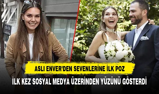 Oyuncu Aslı Enver, kızı Elay'ın yüzünü ilk kez gösterdi