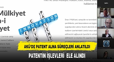 “Patent Alma Süreçleri” Anlatıldı