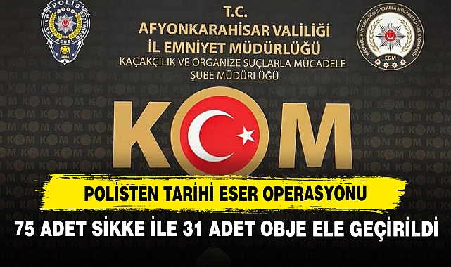 Polisten Tarihi Eser Operasyonu