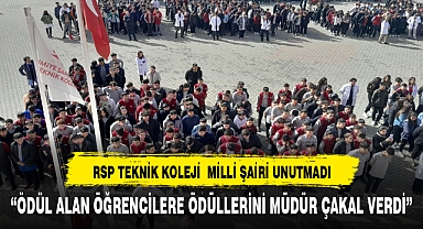RSP KOLEJİ MİLLİ ŞAİRİ UNUTMADI