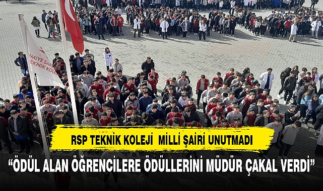 RSP KOLEJİ MİLLİ ŞAİRİ UNUTMADI