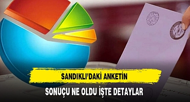 Sandıklı'da Yapılan Son Anket İşte Detaylar